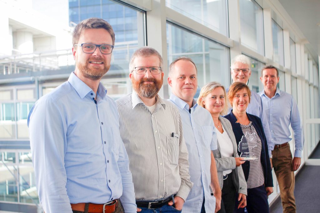 Baloise:  (v. l n. r.) Marlies Tiedemann, Matthias Meyer, Anja Schüür-Langkau, Olaf Will, Arne Kühl, Oliver Sensburg, Henrik Dorendorf Quelle: Stefanie Hüthig